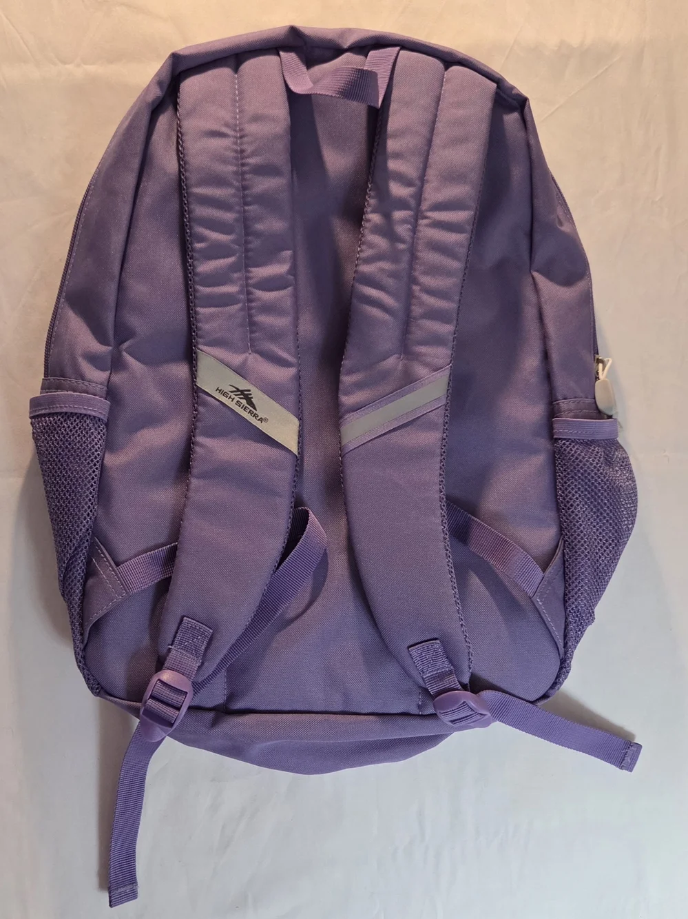 High Sierra - Purple Backpack with Mesh Side Pockets